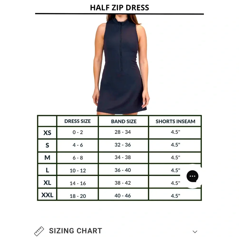 Half-Zip Casual Dress Sporty | Tennis | Everyday | Versatile Stylish | Brand New - Picture 4 of 13
